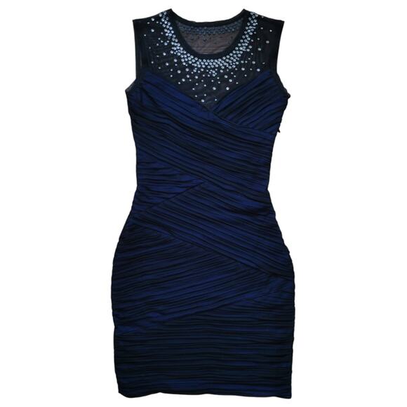 BCBGMaxAzria Dresses & Skirts - BCBGMAXAZRIA Black/Blue Dress | Size S